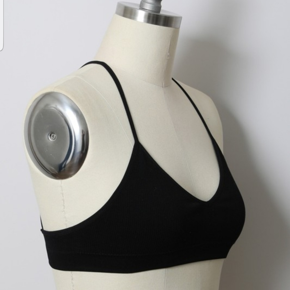 Bralette Bra Sheer Mesh Tattoo Crescent Moon - Picture 3 of 8